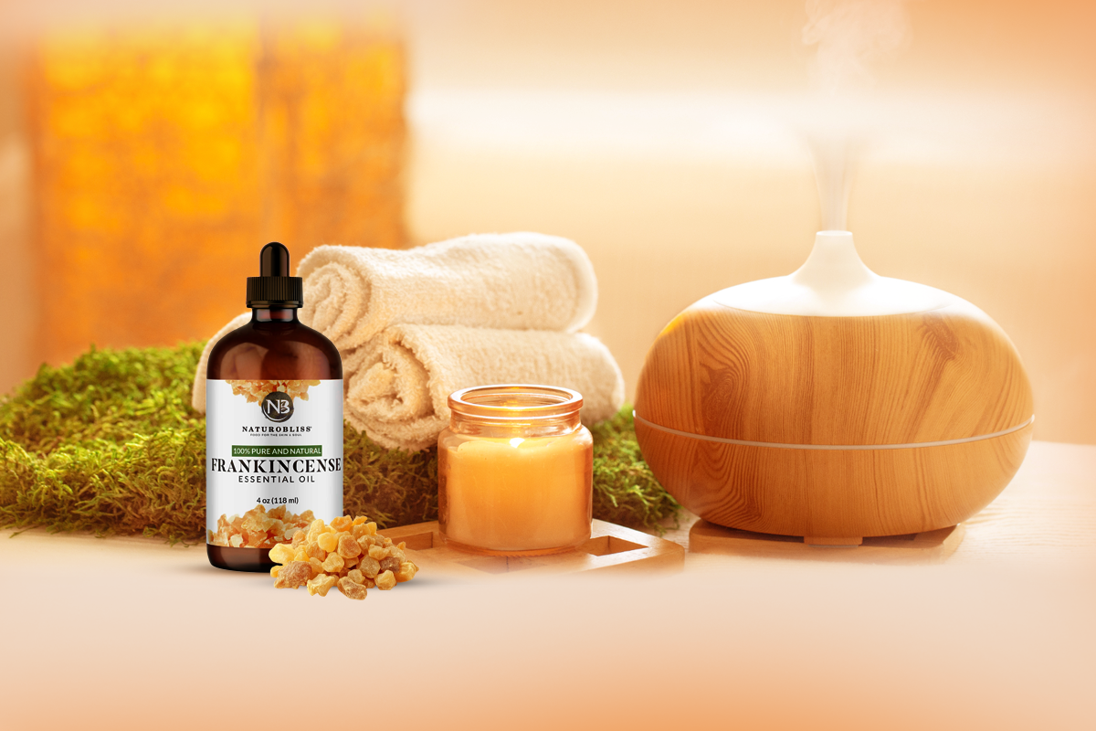 Frankincense Essential Oil for Stress Relief & Meditation