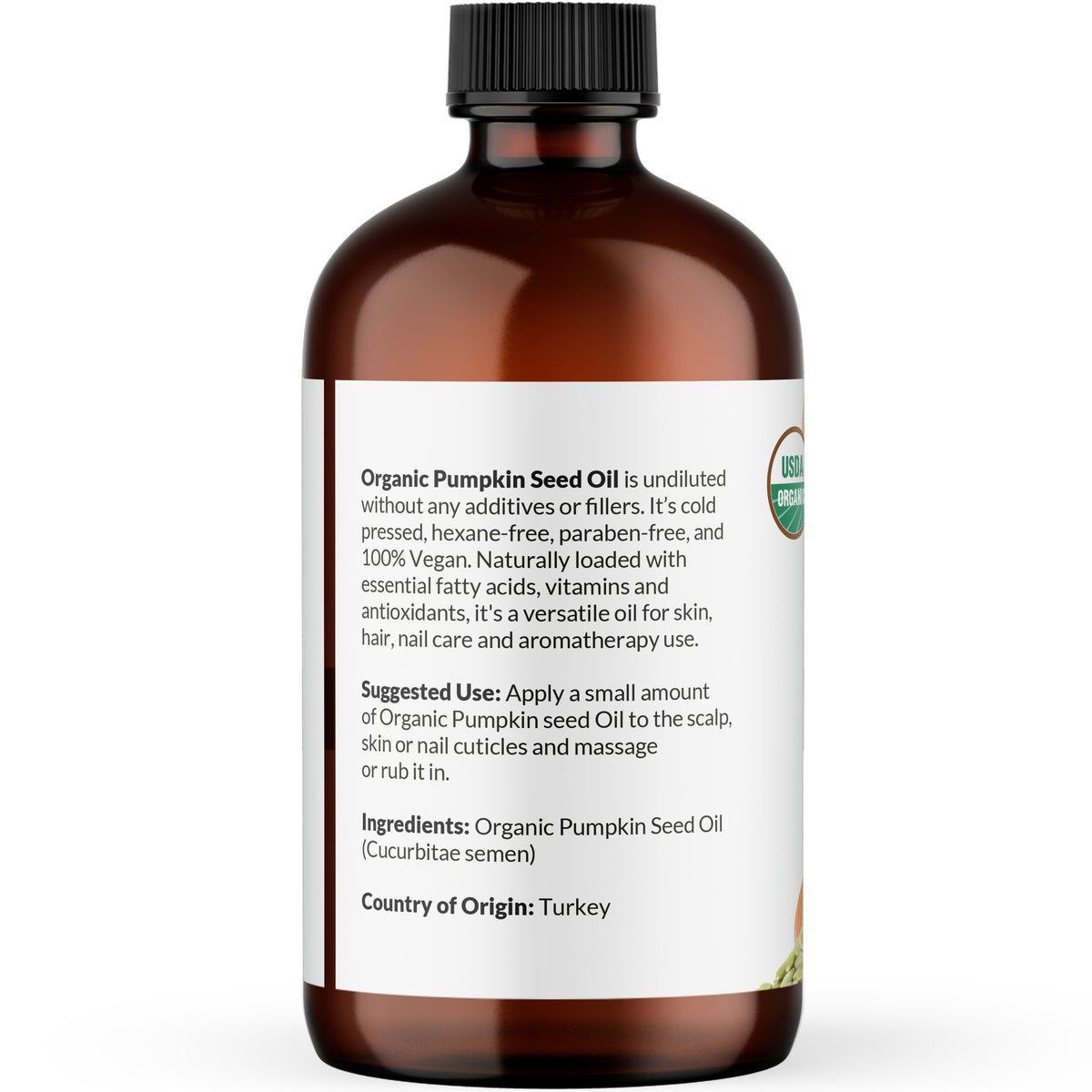 Pumpkin Seed Oil (USDA Organic) (4 oz)