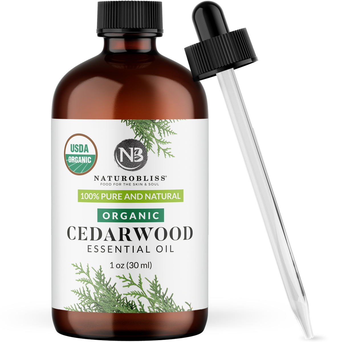 Cedarwood Essential Oil (USDA Organic) (1 oz)