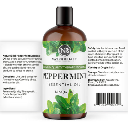 Peppermint Essential Oil (16 oz)