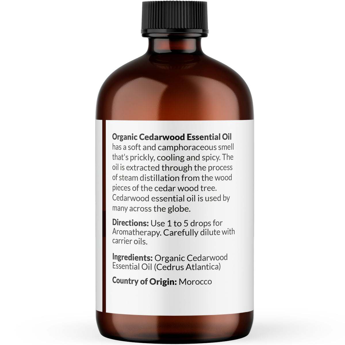 Cedarwood Essential Oil (USDA Organic) (1 oz)