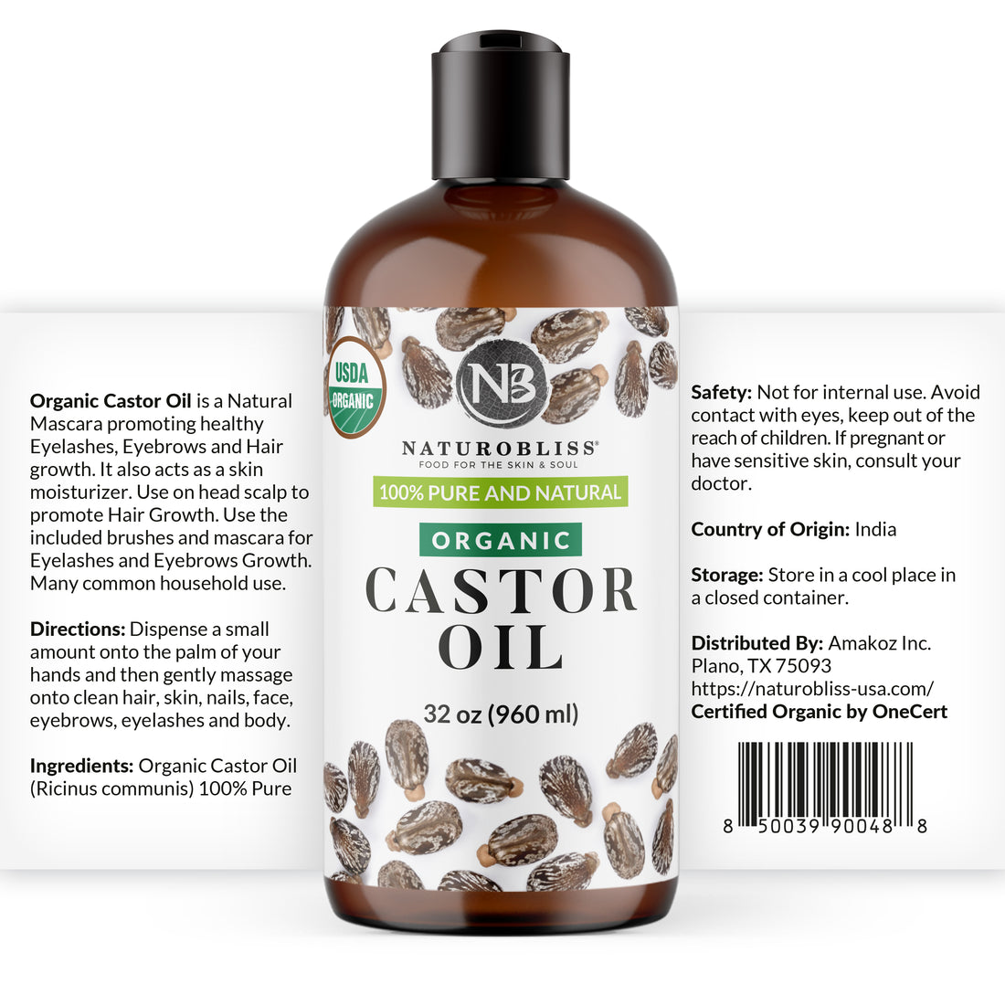 Castor (USDA Organic) (32oz)