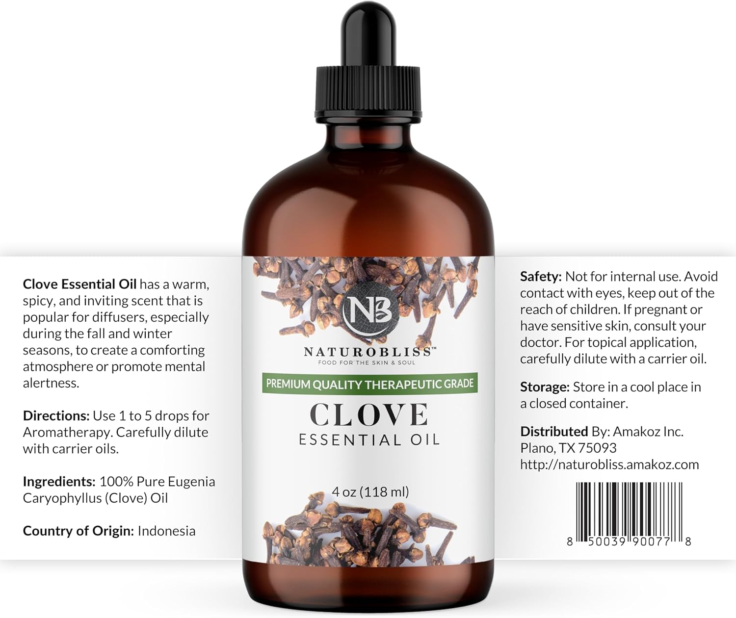Clove Essential Oil (4oz)
